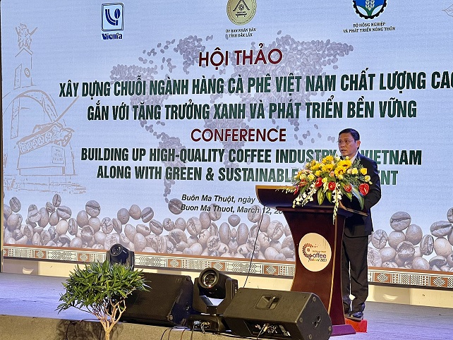 Xây dựng chuỗi ngành hàng cà phê Việt Nam chất lượng cao gắn với tăng trưởng xanh và phát triển bền vững