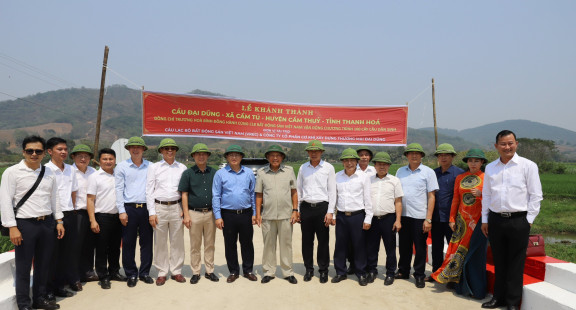 Câu lạc bộ bất động sản Việt Nam tổ chức Lễ khánh thành 4 cây cầu tại tỉnh Thanh Hóa
