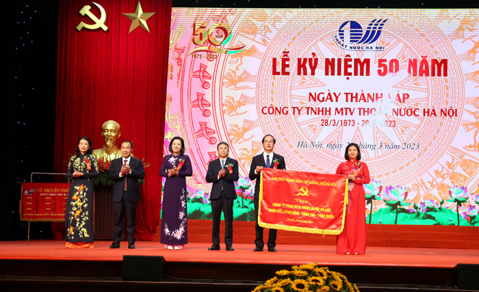 Công ty Thoát nước Hà Nội kỷ niệm 50 năm ngày thành lập