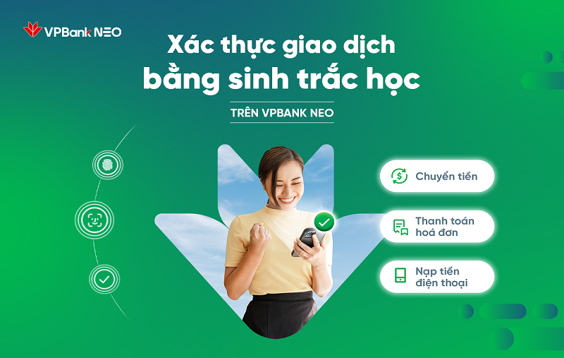 VPBank ra mắt công nghệ xác thực giao dịch bằng khuôn mặt, vân tay