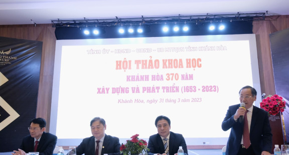 Hội thảo khoa học “Khánh Hòa 370 năm xây dựng và phát triển”