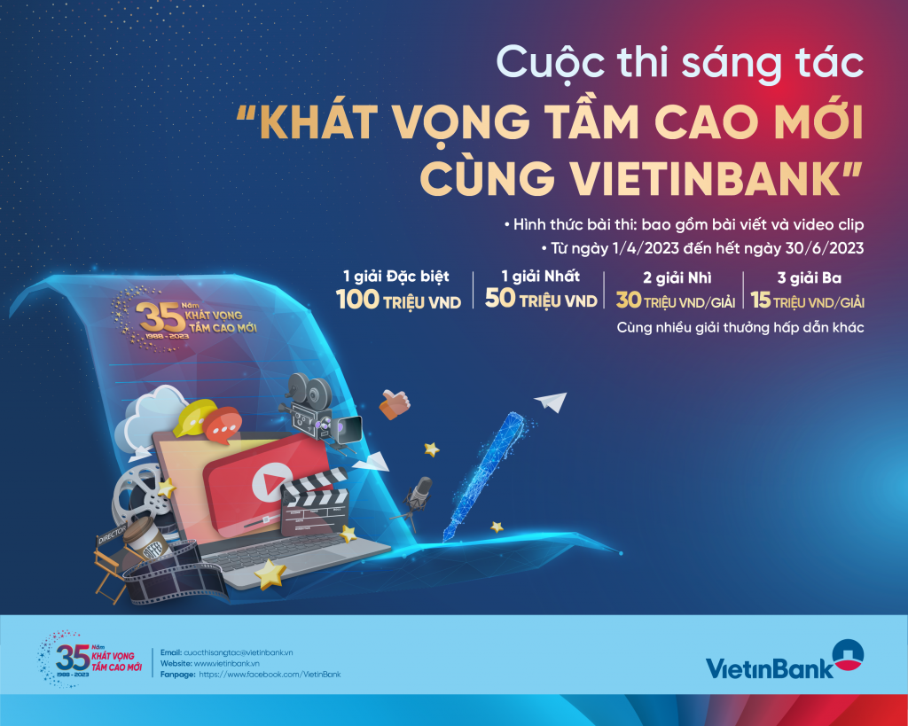 VietinBank phát động cuộc thi sáng tác “Khát vọng tầm cao mới"