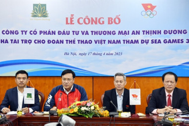 Công ty cổ phần đầu tư và thương mại An Thịnh Đường là đối tác tài trợ cho đoàn thể thao Việt Nam tại SEA Games 32