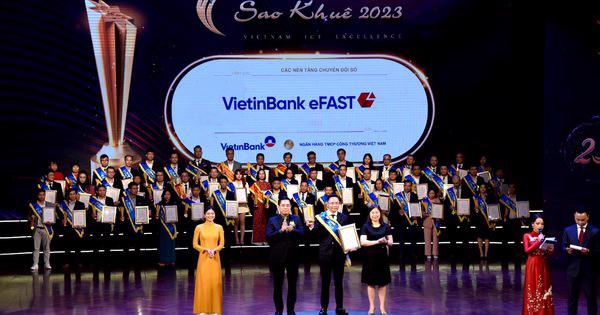 VietinBank eFAST được nhận Giải Sao Khuê 2023