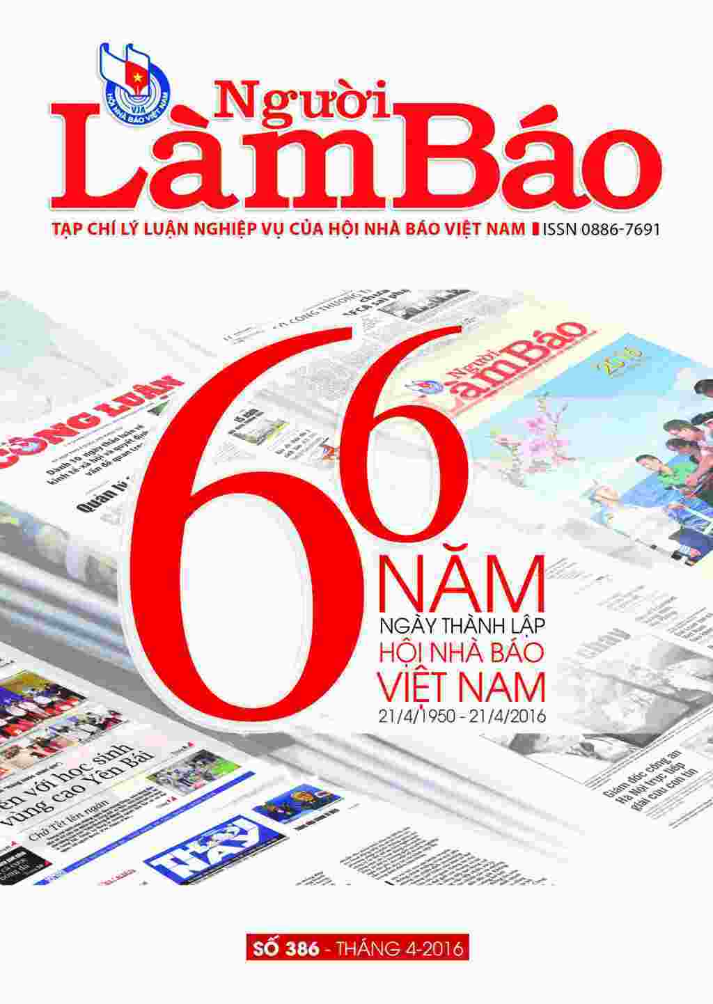 Tạp chí Người Làm Báo - Số  386 (4/2016)