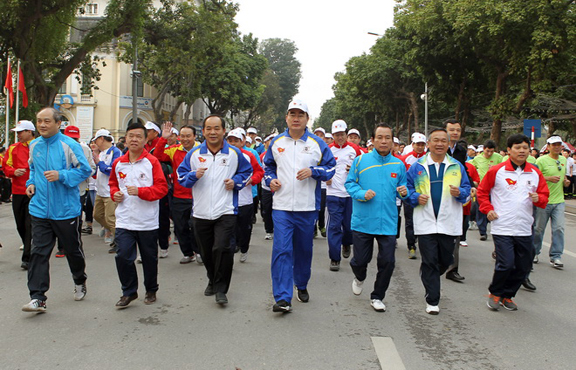 Tập đoàn Hương Sen: “Ngày chạy Olympic vì sức khoẻ toàn dân”