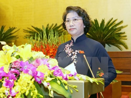 Đ/c Nguyễn Thị Kim Ngân tiếp tục được giới thiệu bầu giữ chức vụ Chủ tịch QH khóa XIV