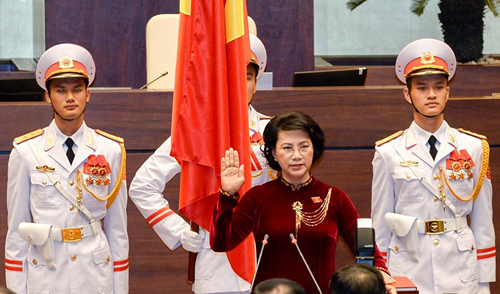 Bà Kim Ngân lần thứ hai tuyên thệ nhậm chức