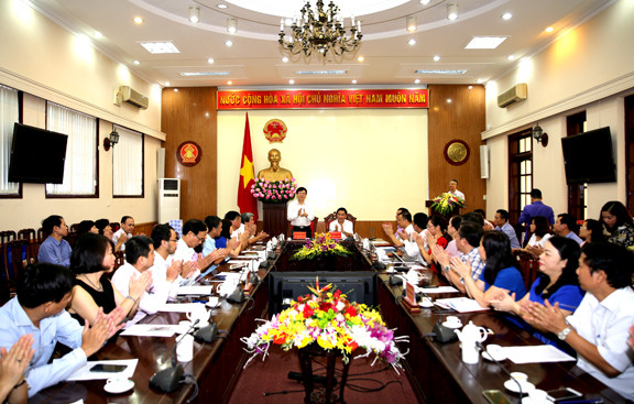 Hội Nhà báo Việt Nam thăm và làm việc tại Thái Nguyên
