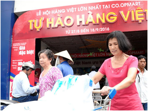 Hàng Việt - niềm tự hào của siêu thị Việt
