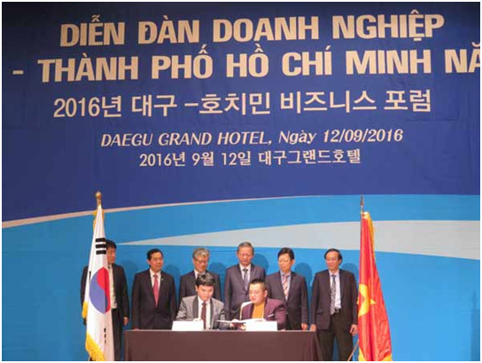 Doanh nghiệp Daegu mở rộng đầu tư vào TPHCM