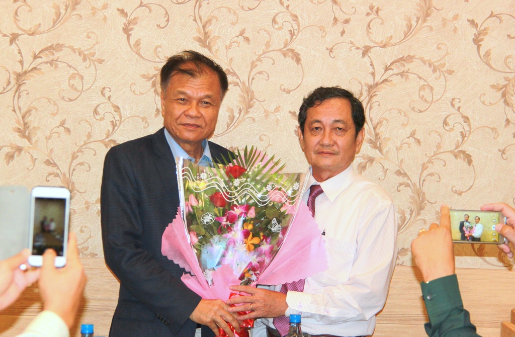 Lãnh đạo Hội Nhà báo Lào thăm và làm việc tại TP HCM