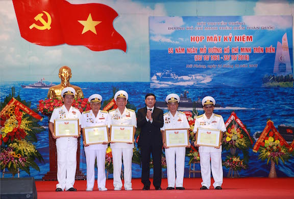 Họp mặt kỷ niệm 55 năm ngày mở đường Hồ Chí Minh trên biển