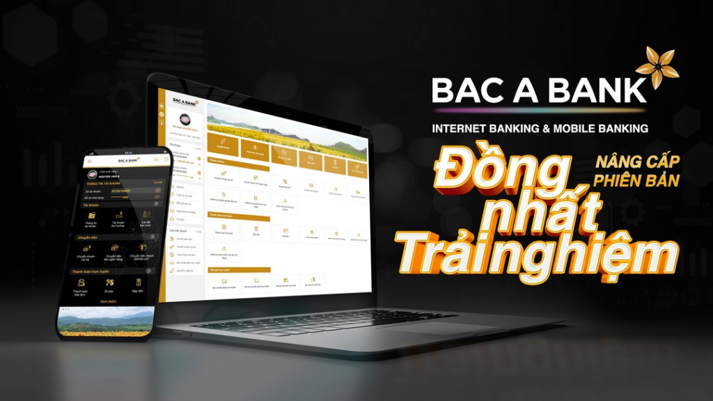 BAC A BANK ra mắt Internet Banking và Mobile Banking phiên bản mới