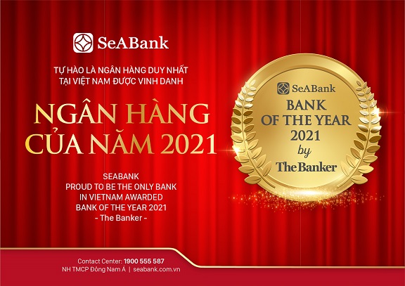 SeABank - Ngân hàng duy nhất tại Việt Nam được The Banker vinh danh