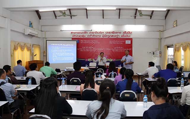 Đẩy mạnh hợp tác hai Hội Nhà báo Việt Nam - Lào
