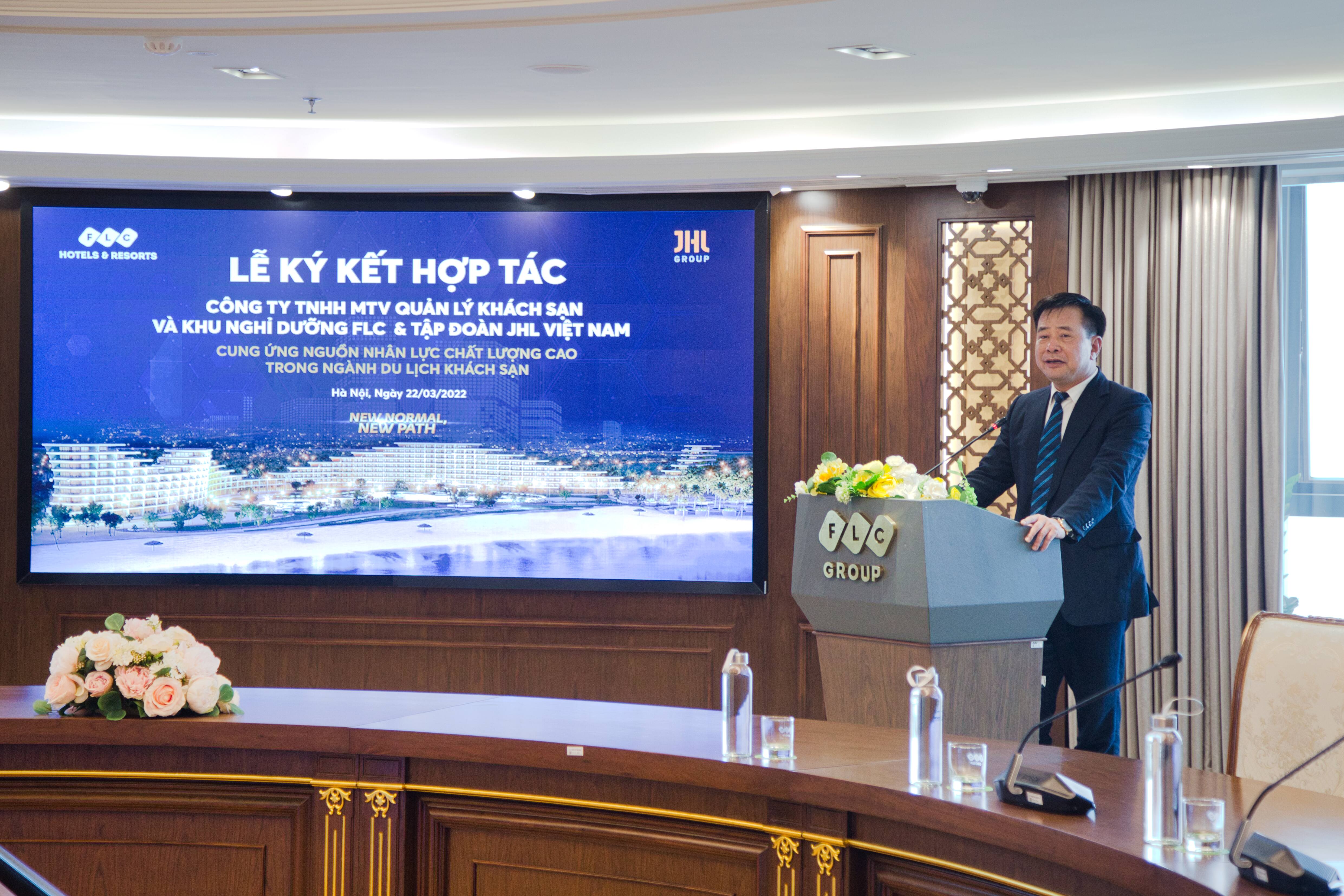 FLC Hotels & Resorts hợp tác cùng tập đoàn JHL mảng nhân sự du lịch, khách sạn