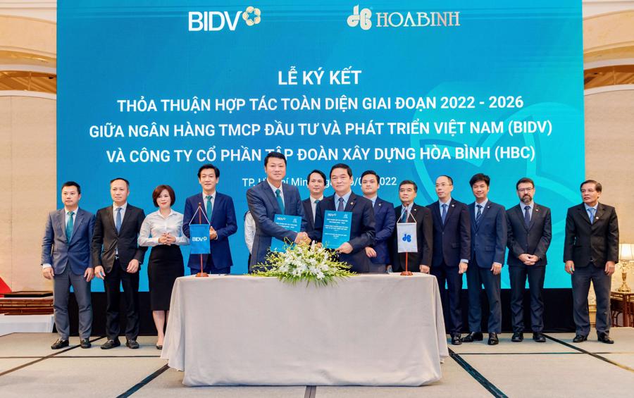  BIDV và Tập đoàn Hòa Bình hợp tác toàn diện, nâng cao hiệu quả kinh doanh và sức cạnh tranh trên thị trường