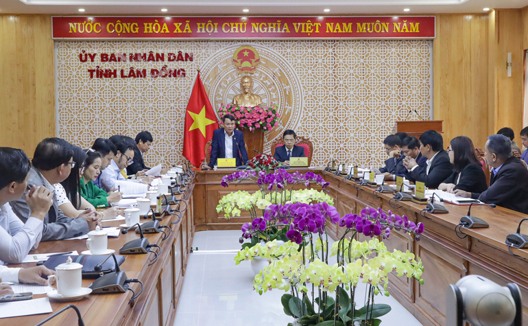 Đoàn công tác Hội Nhà báo Việt Nam làm việc với tỉnh Lâm Đồng