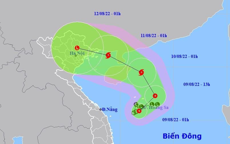 Áp thấp nhiệt đới khả năng đổi hướng và mạnh lên thành bão