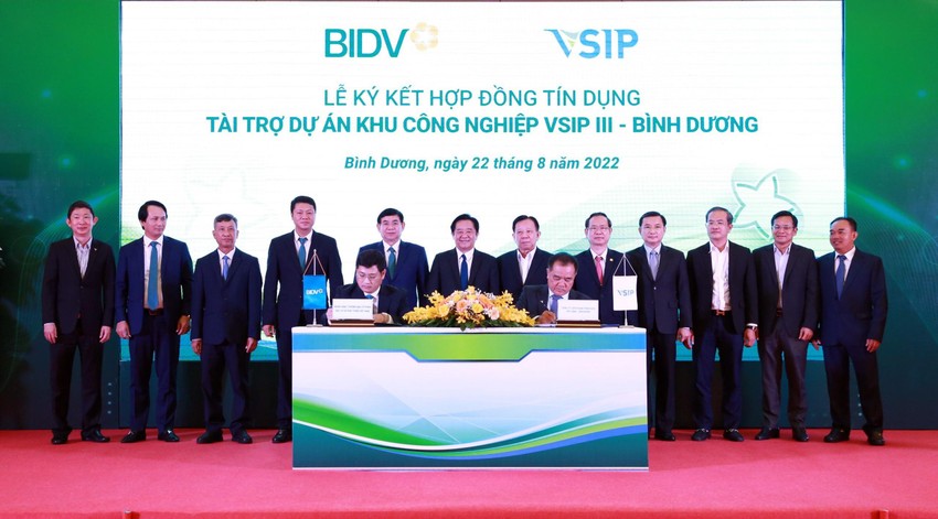 BIDV và VSIP ký hợp đồng tín dụng trị giá hơn 4.600 tỉ đồng