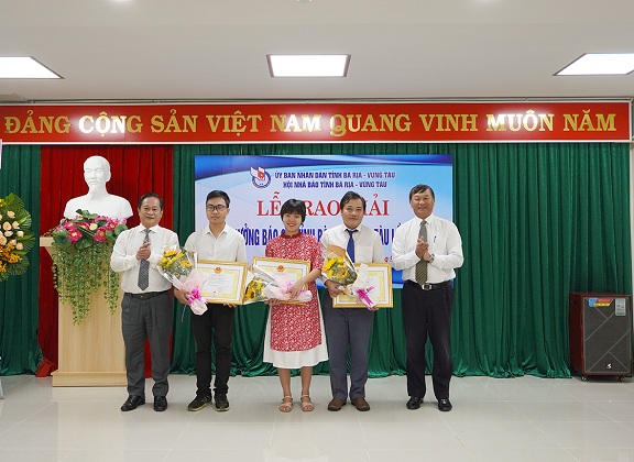 Trao giải báo chí tỉnh Bà Rịa - Vũng Tàu năm 2022