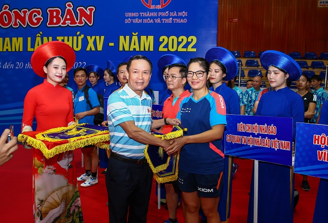 Khai mạc Giải bóng bàn Cúp Hội Nhà báo Việt Nam lần thứ XV - năm 2022