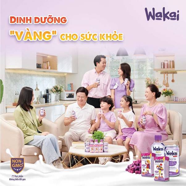 Bổ sung dinh dưỡng “vàng” từ sữa chua uống thực vật Wakai