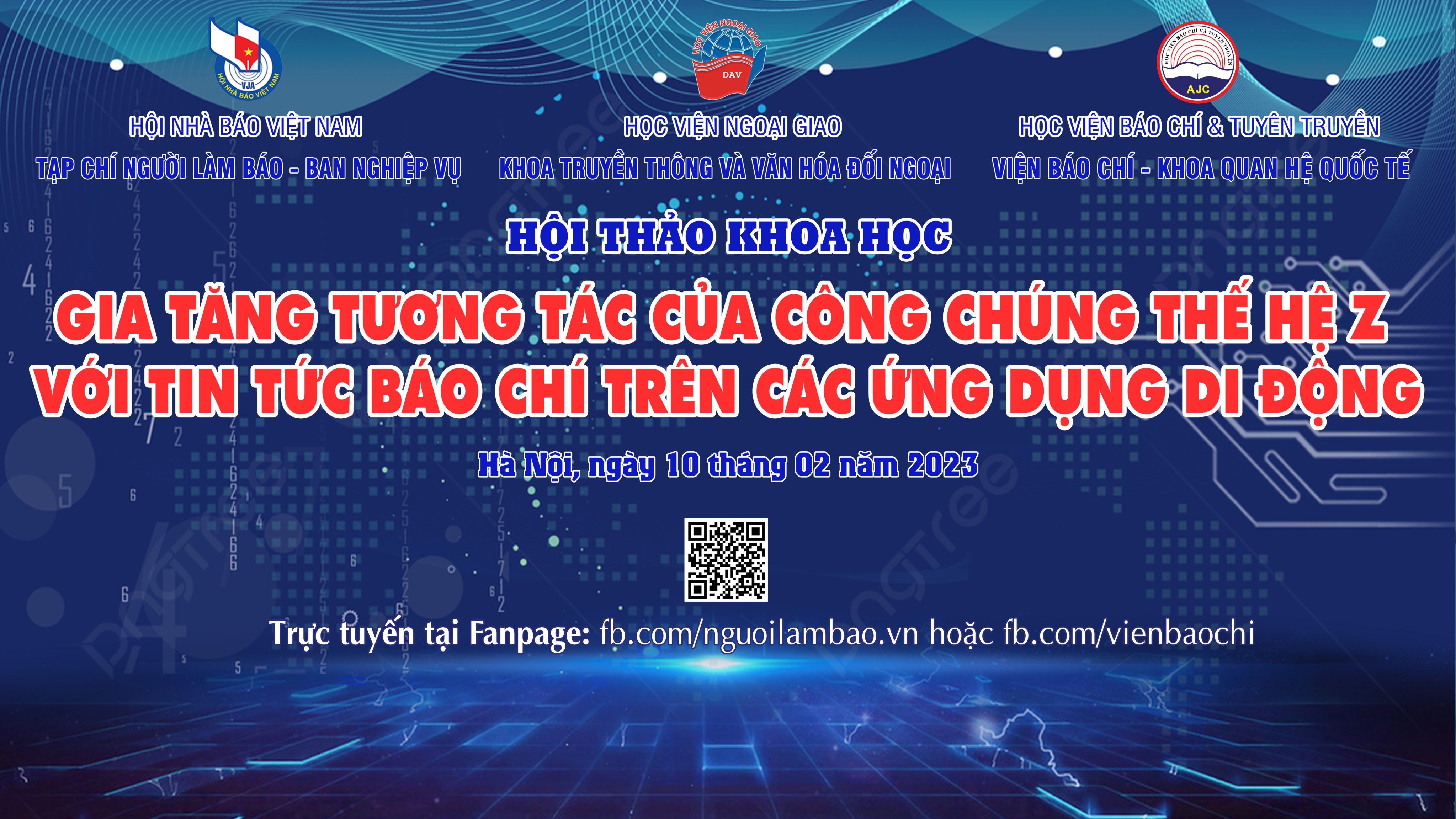 Sắp diễn ra Hội thảo khoa học: “Gia tăng tương tác của công chúng thế hệ Z với tin tức báo chí trên các ứng dụng di động”