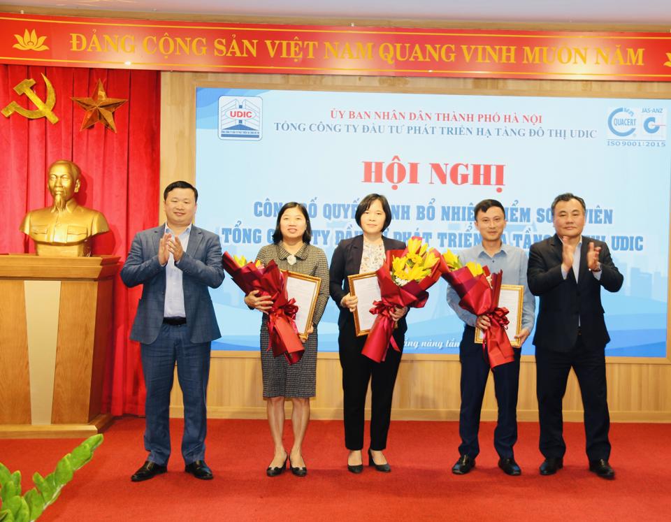 Hà Nội bổ nhiệm 3 kiểm soát viên tại Tổng công ty UDIC