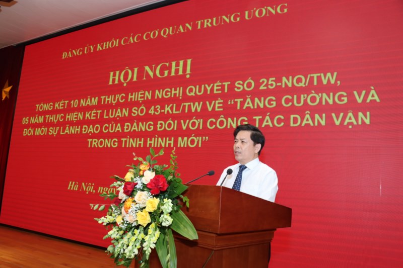 Công tác dân vận đã góp phần quan trọng vào thực hiện thắng lợi nhiệm vụ chính trị  trong các cơ quan Trung ương