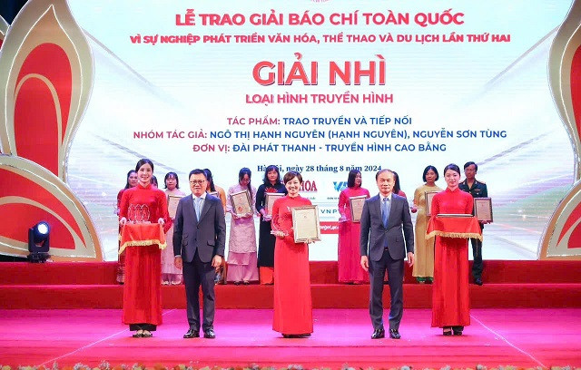 Trao 97 giải thưởng Báo chí toàn quốc “Vì sự nghiệp phát triển Văn hóa, Thể thao và Du lịch” lần thứ 2