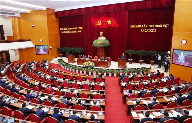 Khai mạc trọng thể Hội nghị lần thứ 11 Ban Chấp hành Trung ương Đảng khóa XIII