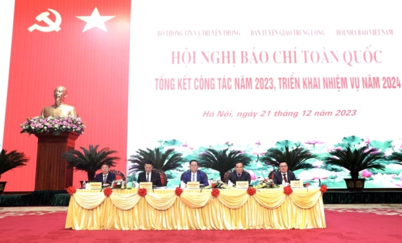 Hội nghị báo chí toàn quốc tổng kết công tác năm 2023