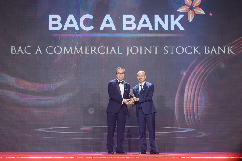 BAC A BANK nhận giải thưởng “Doanh nghiệp xuất sắc châu Á” 