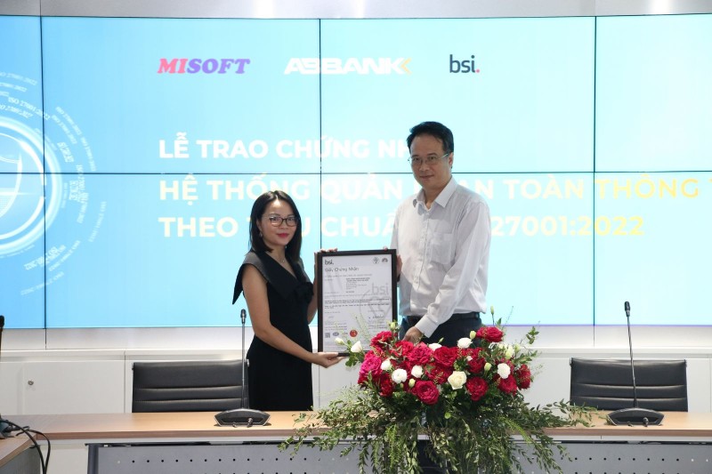 ABBANK: Ngân hàng đầu tiên đạt chứng nhận ISO 27001:2022 về an toàn thông tin