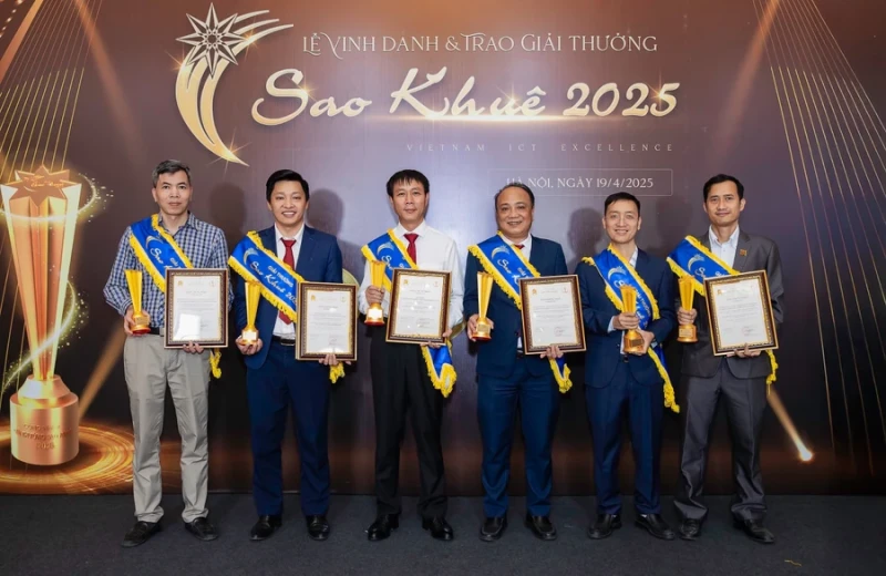 Agribank tiếp tục nhận “Giải thưởng Sao Khuê 2025”