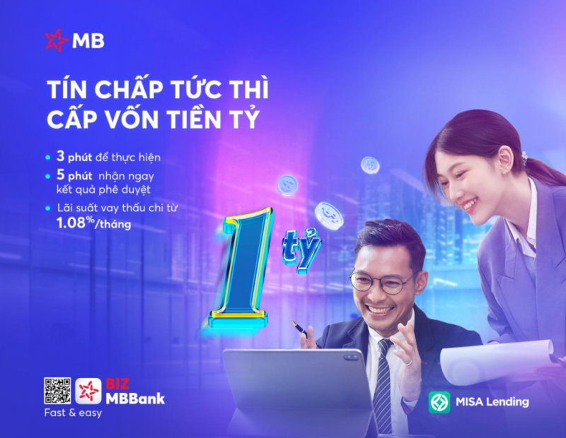 Ngân hàng Quân đội ra mắt sản phẩm vay vốn tín chấp