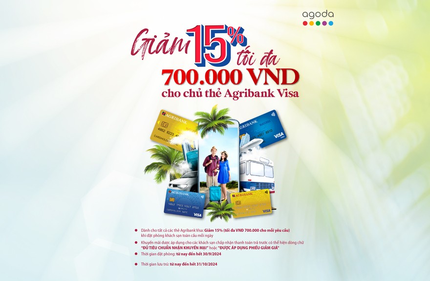 Chào hè tận hưởng nhiều ưu đãi với thẻ Agribank visa