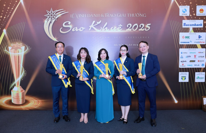 BIDV ghi dấu ấn tại Sao Khuê 2025 với 7 sản phẩm công nghệ