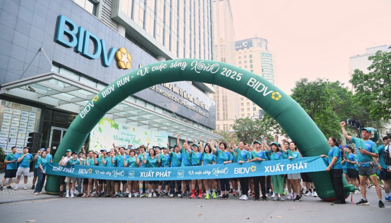 BIDV Run - Vì cuộc sống xanh, kiến tạo giá trị vững bền