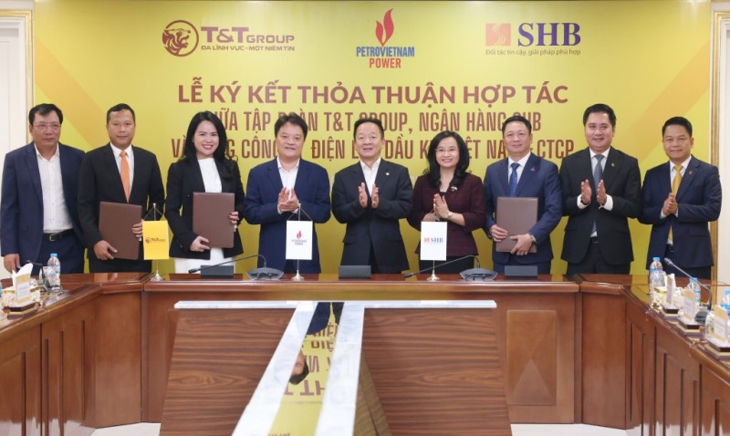 T&T Group, SHB và PV Power ký kết hợp tác toàn diện
