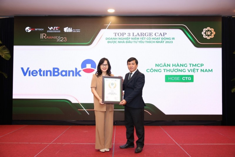 VietinBank: Tốp 3 Doanh nghiệp niêm yết có hoạt động quan hệ nhà đầu tư yêu thích nhất 