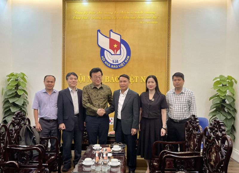 Tiếp tục tăng cường mối quan hợp tác giữa Hội Nhà báo Việt Nam - Hàn Quốc