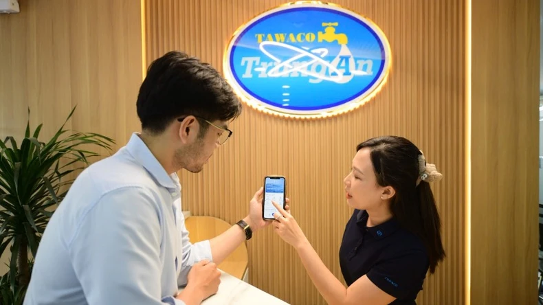 App “CSKH SAWACO” thân thiện với người sử dụng nước sạch