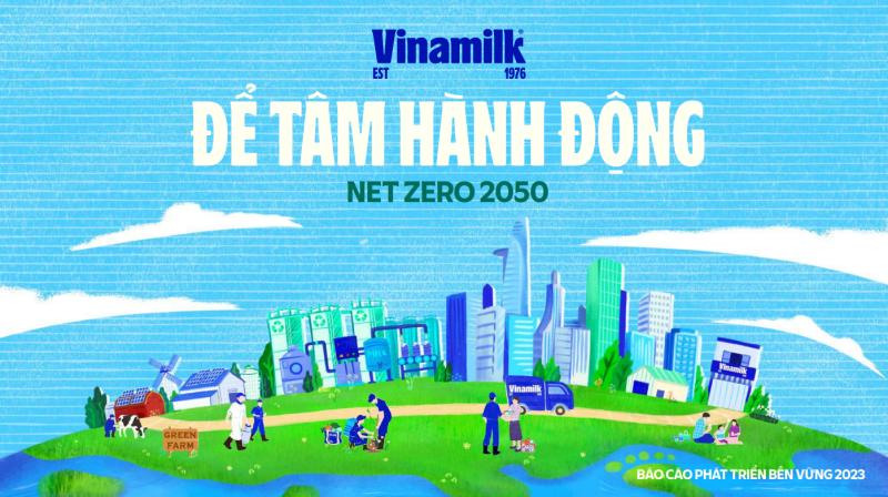 Vinamilk công bố báo cáo phát triển bền vững với chủ đề Net Zero 2050