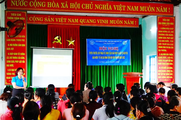 Quảng Nam: Tuyên truyền, đối thoại chính sách BHXH, BHYT cho hội viên phụ nữ năm 2023
