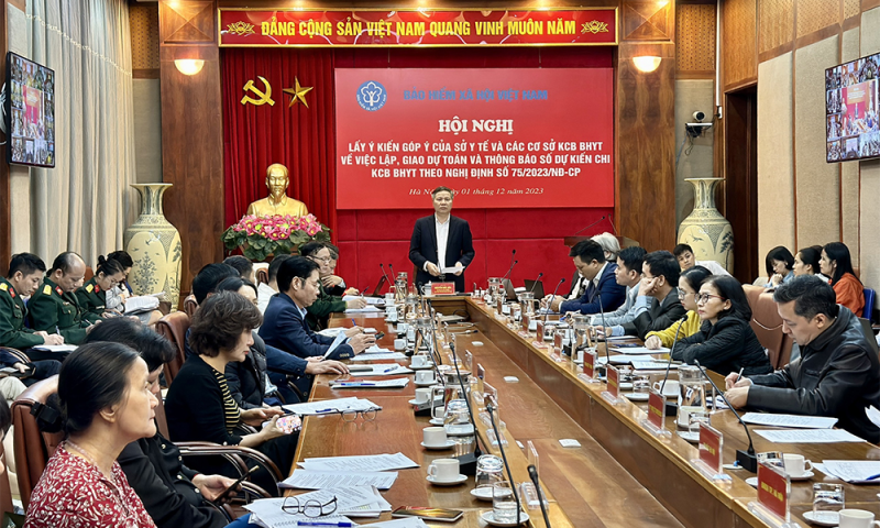 BHXH Việt Nam lấy ý kiến các Sở Y tế và cơ sở KCB về quy trình lập và giao dự toán chi KCB BHYT
