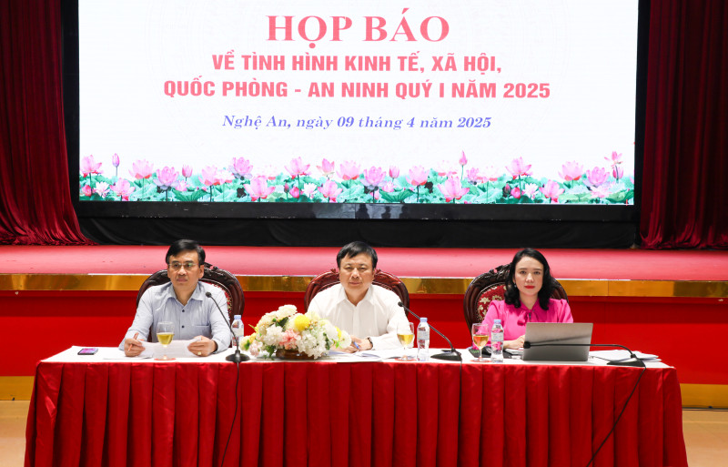 Nghệ An họp báo Quý I năm 2025