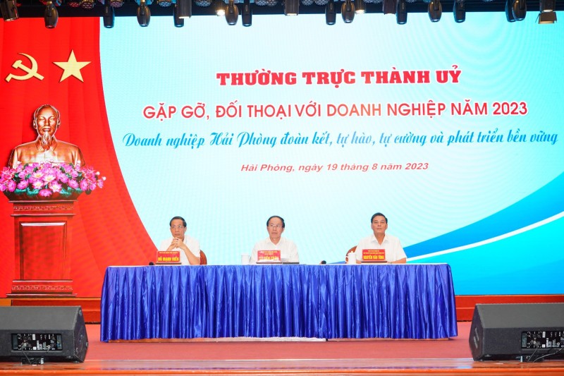 Hỗ trợ, tạo mọi điều kiện thuận lợi nhất để doanh nghiệp Hải Phòng phát triển